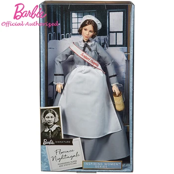 Barbie Inspirativna Ženska serija Florence Nightingale Naplativa lutka Uniforma medicinske sestre Haljina 12-inčni Dječje Igračke Djevojka Na Dan Rođenja 87