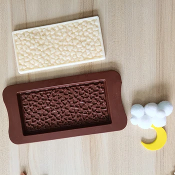 Novi Silikonski Kalupi za Čokoladu Srce Alati Za Pečenje Антипригарная Oblik za tortu Žele Bombona 3D DIY Oblika Ručnog Rada Kuhinjski Pribor
