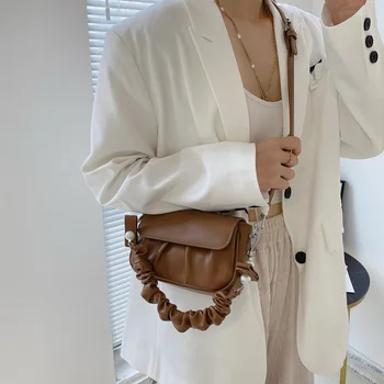 Torbe preko ramena za žene 2021 Nova moda Soft Jednostavna Ljetna kvalitetna umjetna koža Ženska korejski dizajn ženska torba preko ramena