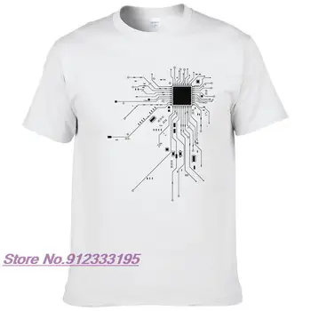 Majica sa jezgrom procesora računala Muška t-Shirt Nerd GEEK Freak Haker PC Gamer Majica Ljetna хлопковая majica kratkih rukava Eura Veličina