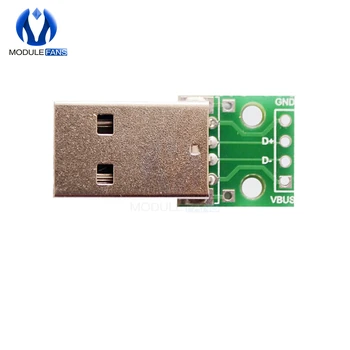 5 Kom. USB za DIP Adapter je Pretvarač 4 pin za ploče pcb 2,54 mm Napajanje Diy Kit Elektronski Modul Ploče pcb