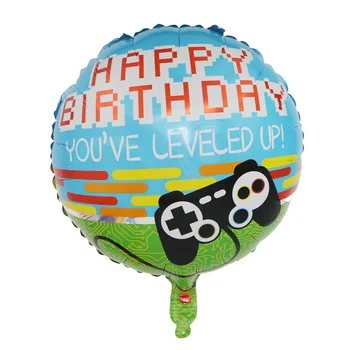 Igre loptice Fortnite Crna Gamepad Dječak balonom od folije Nakit za zurke u povodu Dana rođenja Dijete Crna Utakmicu Rekvizite za Igru balon Tvrđave