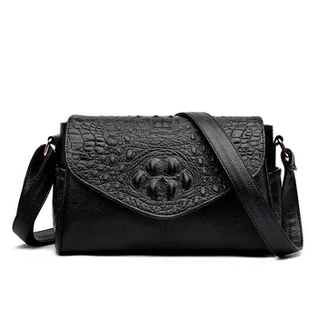 2020 Luksuzne torbe Ženska dizajnersku torbu na rame Modna ženska torba-instant poruke od krokodilske kože Torba-torba Glavna Ženska torba preko ramena za žene