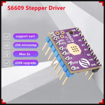 Vozač stepper motor S6609 Modul pogona StepStick bijeg kompatibilan kontroler GC6609 zamijenite dogovor 3D pisača TMC2209