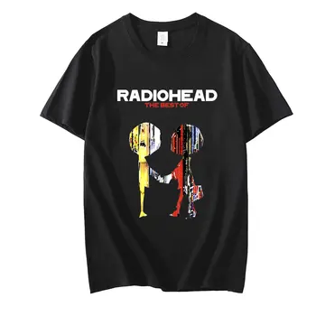 Radiohead Najbolje od vintage rock-skupine Radiohead Majica Hip-hop Unisex Majica Glazbeni album Majica sa po cijeloj površini Muške, ženske košulje