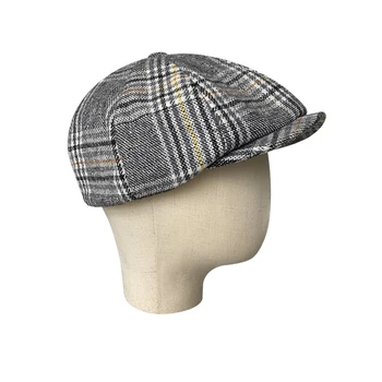 Vintage muška šešir Muška pokrivač šešir газетчика Jesensko-zimske beretke vuna mješavina ženske kape Engleskoj Гэтсби Muška šešir vozača Male kapu BLM372