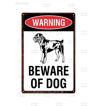 Žig zajednice Čuvajte Znak Pas Upozorenje Metalni znak je Znak pas Čuvar Dekor Znak dvorišta Zabranjuje ulaz Na teritoriju Metalne oznake za pse Dekor