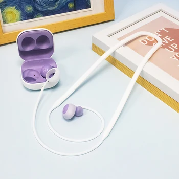 Macaron Anti-Izgubljene Slušalice Remen za Samsung Galaxy Buds 2 Držač za Slušalice Ropes Kabel Slušalice Silikonska Шейная Žica za Samsung