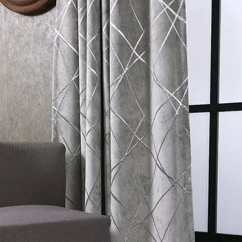 Siva Debeli Geometrijski Navlake za jastuk pokriva SREBRNE ŽAKARD Kvalitetne Jastučnice Od Šanil 40*40/40*70/45*45/50*70/50*90 cm WP293-30