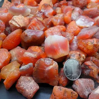 50 g Prirodni Grubo Karneol Crveni Ahat je Neobrađeni Kamen DIY Izrada Nakita Uzorak Akvariju Vrtni Ukras