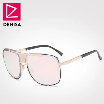 DENNIS Korporativni dizajn Unisex Trg sunčane naočale za žene i za muškarce Sunčane naočale za vožnju UV400 Metalik plave crne naočale oculos de sol G17078