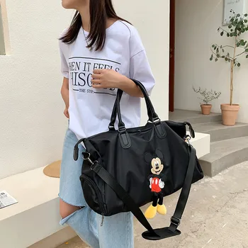 Дисени crtani film Mickey torba na rame velikog kapaciteta slatka konzerve torba crtani shopping bag Disney velika torba