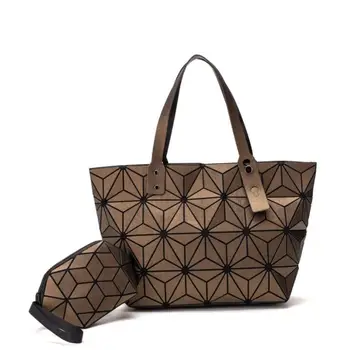 Maelove Ženska geometrijski torba Laser Jednostavna sklopivi torba-тоут s dijamantima Стеганая Geometrijski torba na rame 1 compl. Besplatna dostava