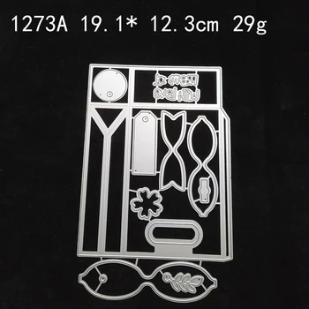 Panalisacraft ručna torba kutija za rezanje metala Matrica Matrice za DIY Scrapbooking/album Ukrasni reljefni DIY Papir razglednice