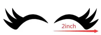 2. 3 inča jednorog trepavice oči plastični oblik rezač pečat Fondan