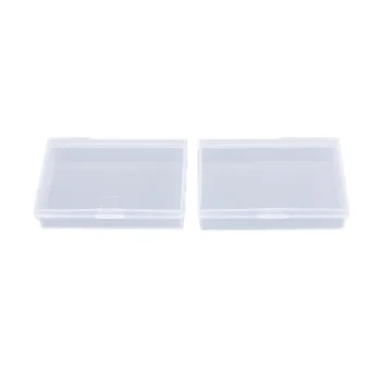 2 kom. Prozirne Plastične kutije za igraće karte Kontejner Plastični Nosač za Skladištenje Pakiranje Kutija za karte za poker Set za Poker