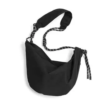 Ženska torba-Najlon baguette Modni čvrste torbe na munje Meke torbe na rame Torbe i torbe preko ramena u euro-američkom stilu Za djevojčice Torba