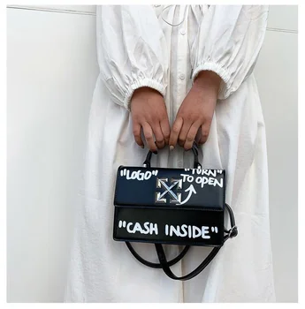 2021 Novi Luksuzni dizajn Ženske torbe Moda individualnost Grafiti Torbe na ramena Za žene Male torbe preko ramena Ženske torbe