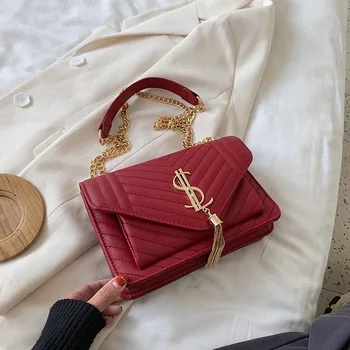 Luksuzna branded torba-lanac ženska modna torba poštar u zapadnom stilu elegantna mini-vrećicu s dijamantima na jedno rame