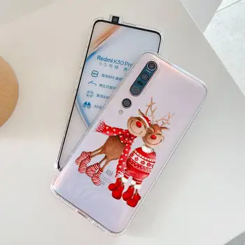 YNDFCNB Božić božićne darove los snijeg Torbica za telefon Redmi Note 5 7 8 9 10 A K20 pro max lite za Xiaomi 10pro 10 T