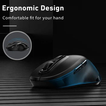 Jelly Ploče Bežični Bluetooth miš Na 2,4 Ghz USB miša, Двухрежимная Ergonomski Računalni miš za laptop Lako se prebacuje do 3 uređaja