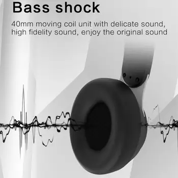 Bežične slušalice Bluetooth kompatibilne slušalice Teške Woofera slušalice Геймерские slušalice Sklopivi Glazbenih slušalica s mikrofonom