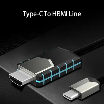 4K USB Type C na HDMI kompatibilnim HDTV, AV i TV Duljine 2 M Kabel adapter Za Samsung Galaxy S10 S9 Plug and Play Dizajn