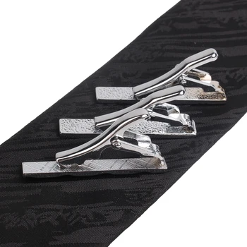Kodovi za kravate za muškarce Klasične metara Bitve za privez Bakar Tie-bar Kvalitetu Cakline Kravatu i Ovratnik Pin Crystal Poslovne Корбата Kopču za kravatu