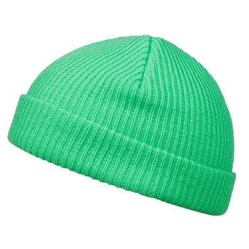 Kvalitetan funky mornarska kapa čiste boje jesensko-zimska muška i ženska pletene kape u stilu hip - hop topla kapa na otvorenom divlje svakodnevne kape