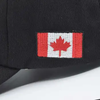 Ljetna Par Kapu s vezom Zastava Kanade Šešir Snapback Podesiva muške kape Šešir Snapback Pamuk Gorras