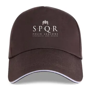 SPQR Vintage kapu Vojske Rimskog Carstva - Jedinstveni Pečat je Okrugli Izrez Muški Čisti Pamuk Plus