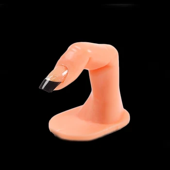 5 Kom Plastične Umjetni Prste Flase Nail Art Prikaz Alata UV-Gel Učenja, Model Savjeti Za Umjetnost Noktiju Visoke Kvalitete Lažni Prste