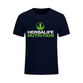 2021 nova muška t-shirt visoke kvalitete Herbalife prehrana brand s po cijeloj površini od pamuka s okruglog izreza i kratki rukav majica za muške odjeće