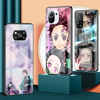 Anime Crtani film Demon Oštrica Torbica za telefon Xiaomi Redmi Note 9S 9 8 7 9 T 8 T 10 K40 Pro Mi 11 9 T 10 10 T Lite 5 G Kristal Fundas