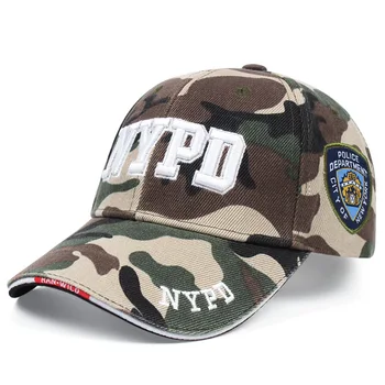 Vez Kapu policije New Yorka Muška Vojska taktički kapu s gornjim poklopcem Gorras Podesiva Unisex Svakodnevni kapu SWAT Kapu za kamione