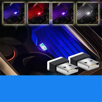 Auto Oprema Atmosferski svjetlo USB LED Mini za BMW X1 E84 F48 X3 X4 F34 F31 F11 F07 F30 F10 X5 E53 F15 E70 E71 X6 F16