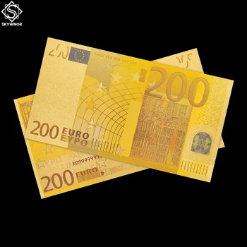 Novčanice Eura 200 Eura Za Papirni Novac, Svjetska Novčanica Novčana Novčanica U Plastičnom Rukavu